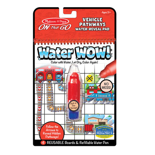 Water Wow! Vehicles Pathways - On the Go Travel Activity