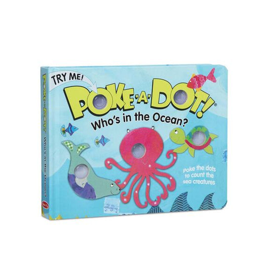 Poke-A-Dot: Who's in the Ocean Book