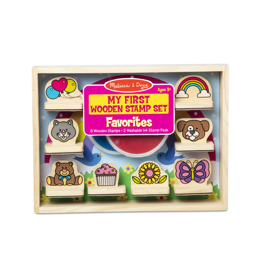 My First Wooden Stamp Set - Favorites