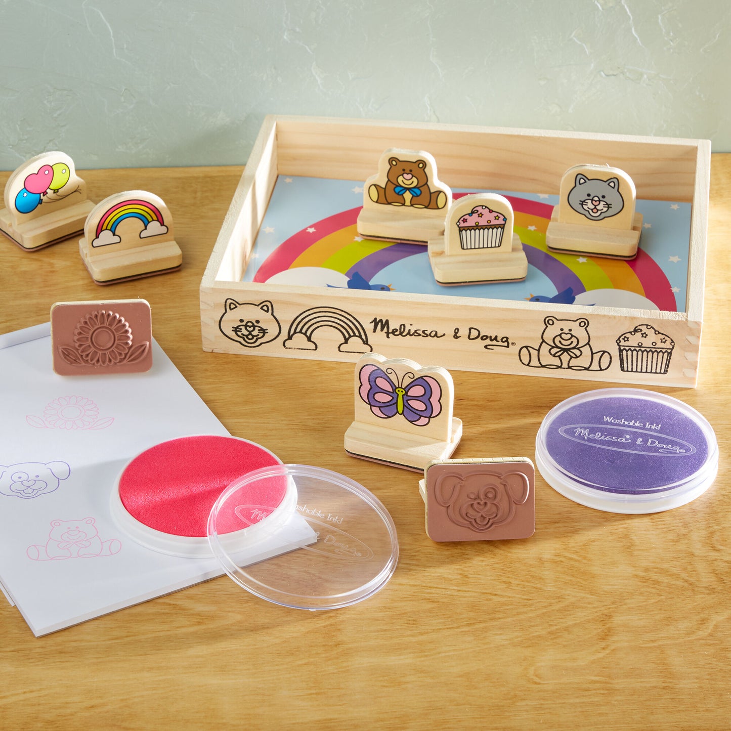 My First Wooden Stamp Set - Favorites