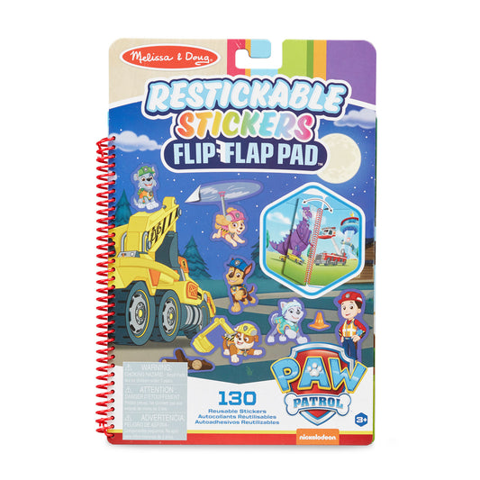 Ultimate Rescue Paw Patrol Restickable Stickers Flip-Flap Pad