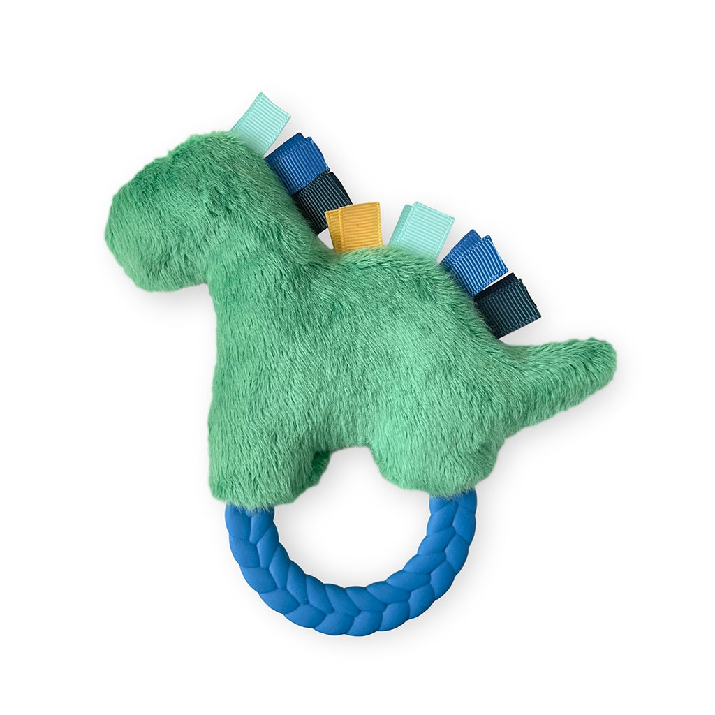 Dino Plush Rattle Pal with Teether