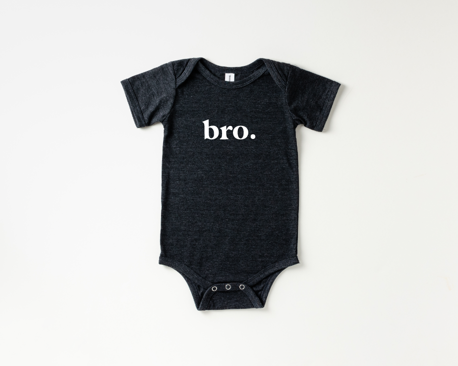 bro. - Onesie in Charcoal