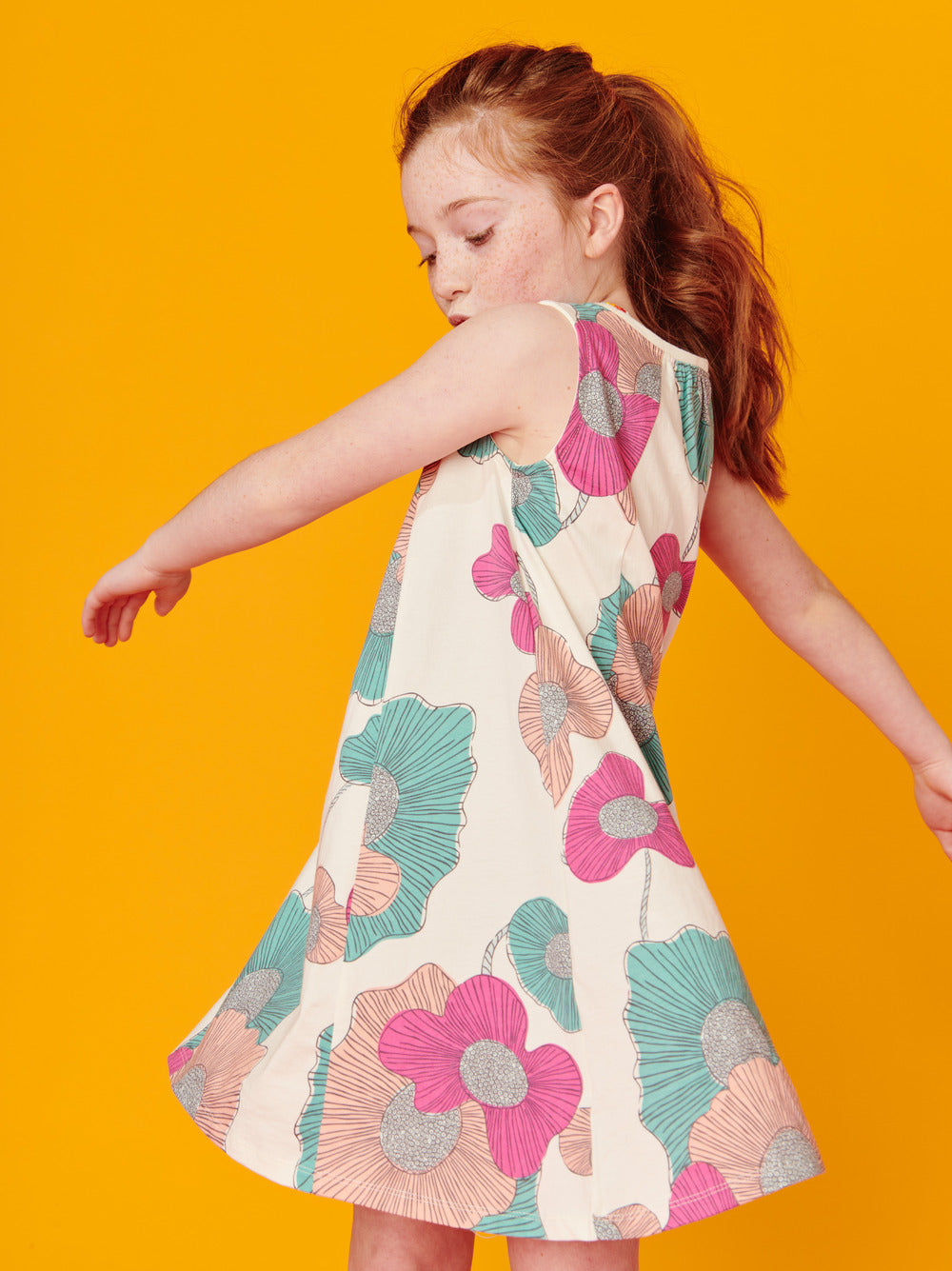 Surf Floral Trapeze Dress