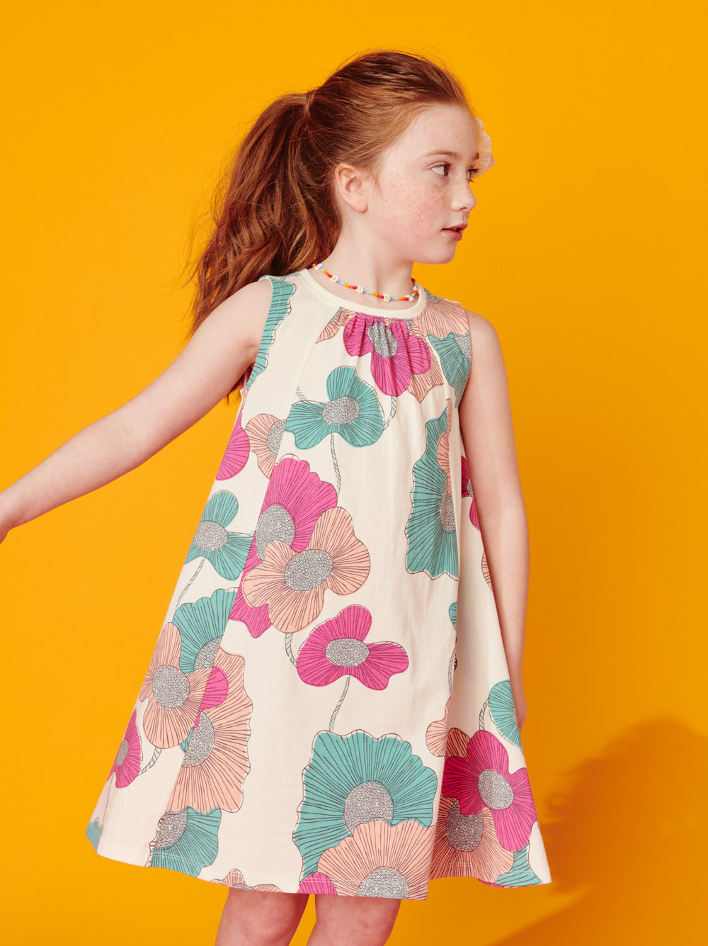 Surf Floral Trapeze Dress