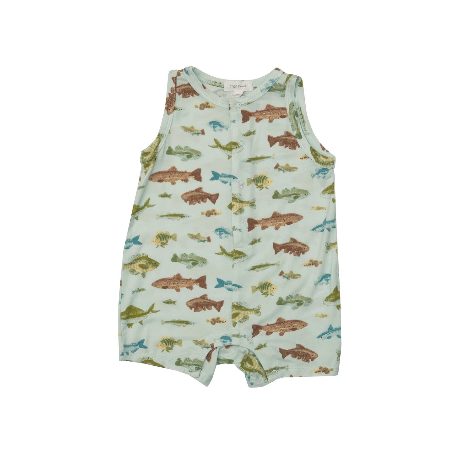 Freshwater Fish Shortie Romper