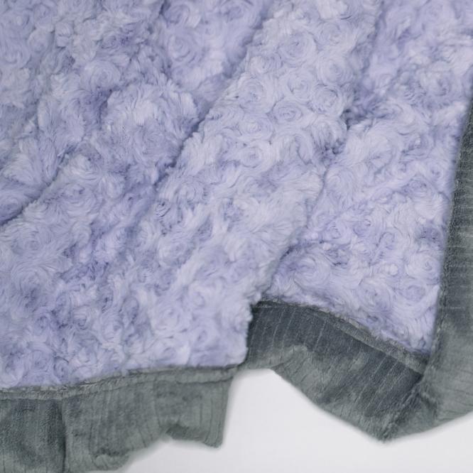 Saranoni Lush Swirl Receiving Blanket - Lavender