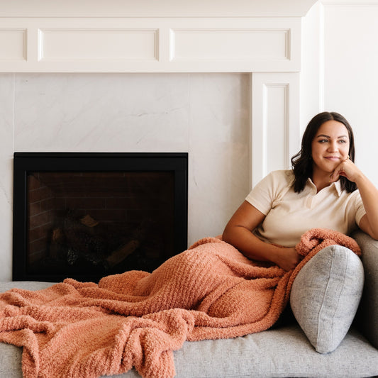 Sun-Kissed Ribbed Bamboni Extra Large Throw