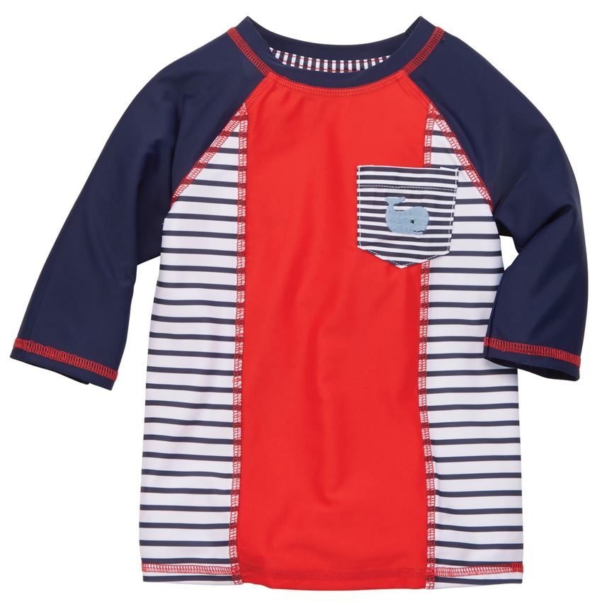 Mud Pie Whale Pocket Rash Guard