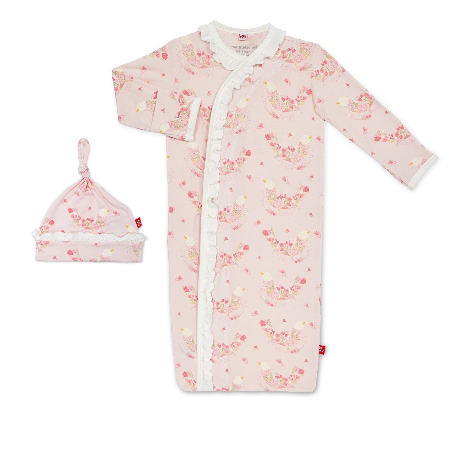 Modal Magnetic Sack Gown & Hat - Bird of Paradise