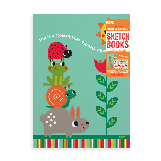Sunshine Garden Doodle Pad Duo