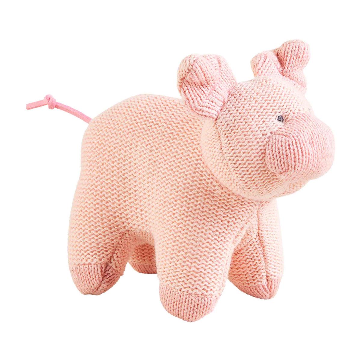 Swine Rattle Pig Knit Rattle – Wiggles & Giggles Stillwater