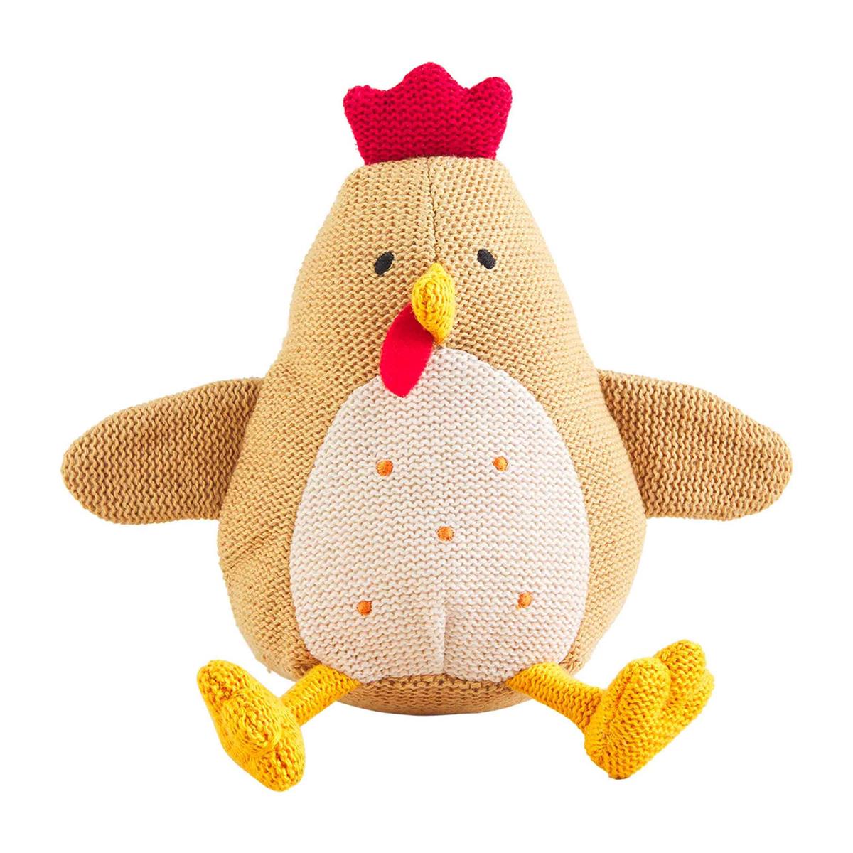Rooster Knit Rattle