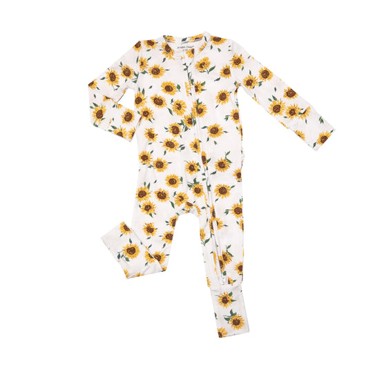 Sunflower Ditsy 2-way Zipper Romper