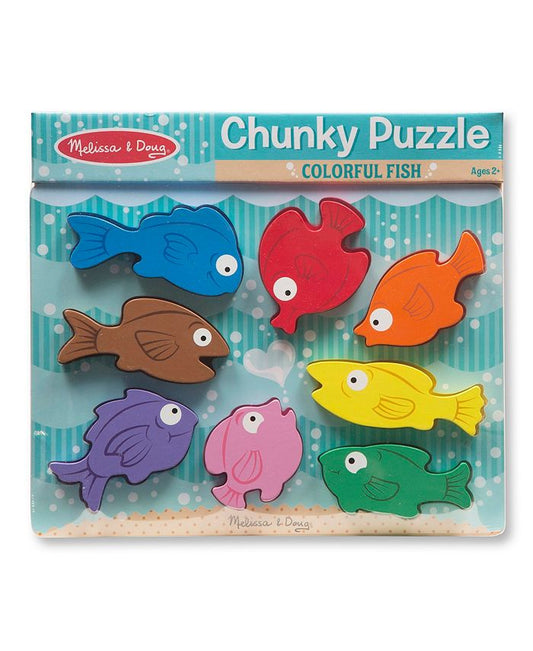 Colorful Fish Chunky Puzzle - Melissa & Doug