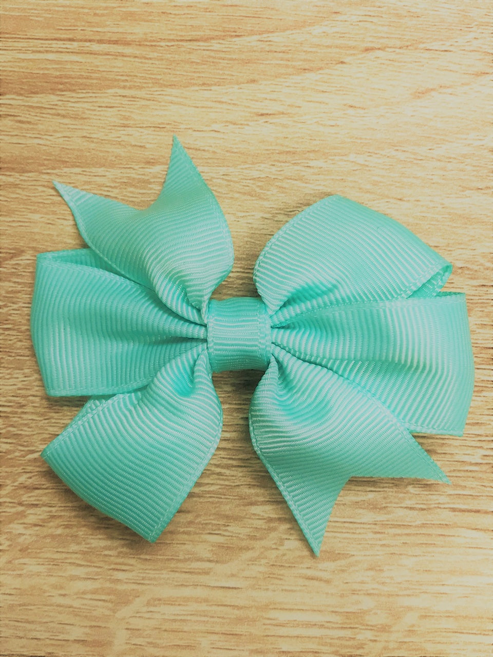 Solid Colored Pinwheel Hair Bows