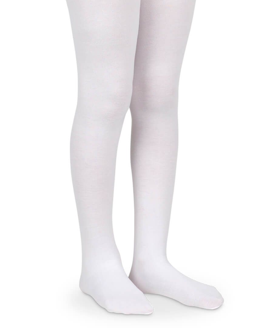 Jefferies Socks - Girls Pima Cotton Solid Color Tights (4 color options)