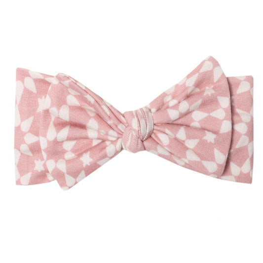 Copper Pearl Bow Headband - Star