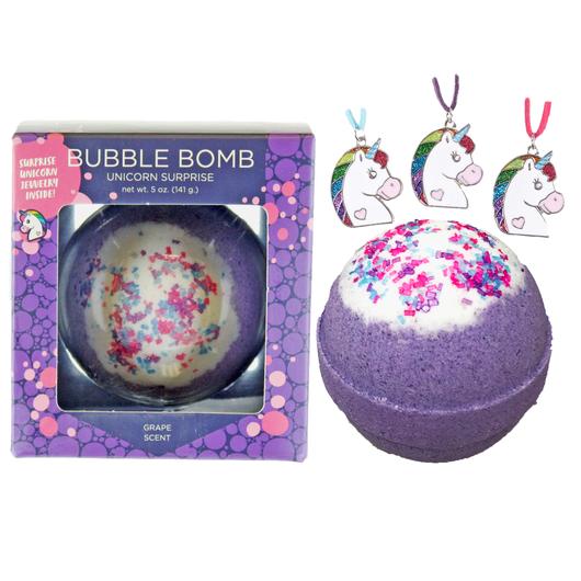 Unicorn Surprise Necklace Bubble Bath Bomb