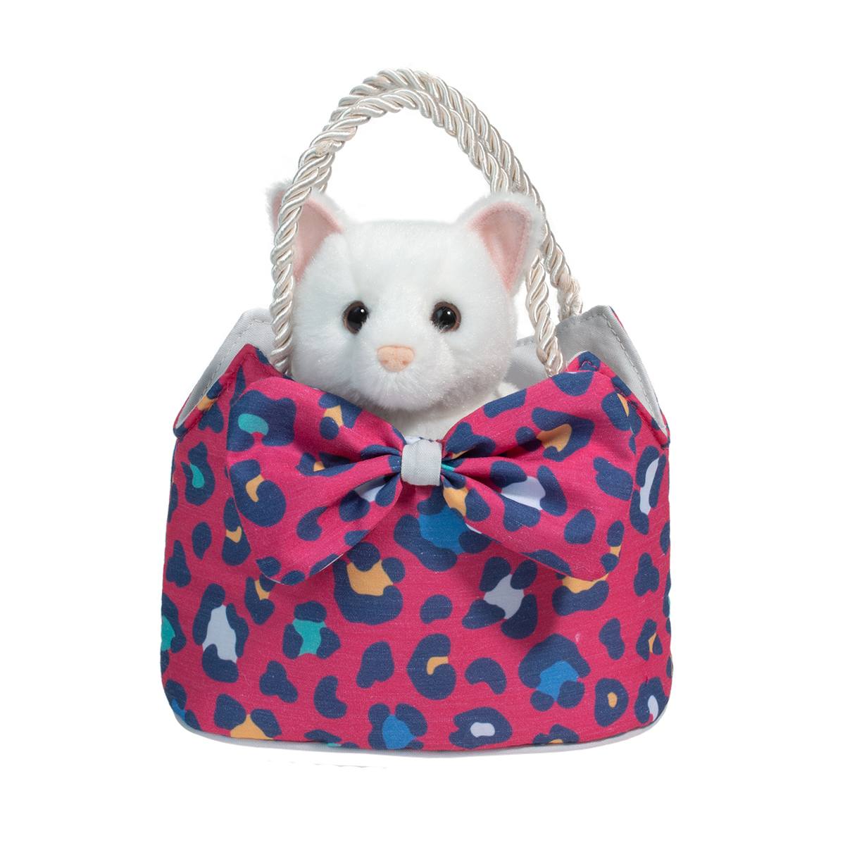 Leopard Kitty Sassy Sak with Cat - Douglas Toys