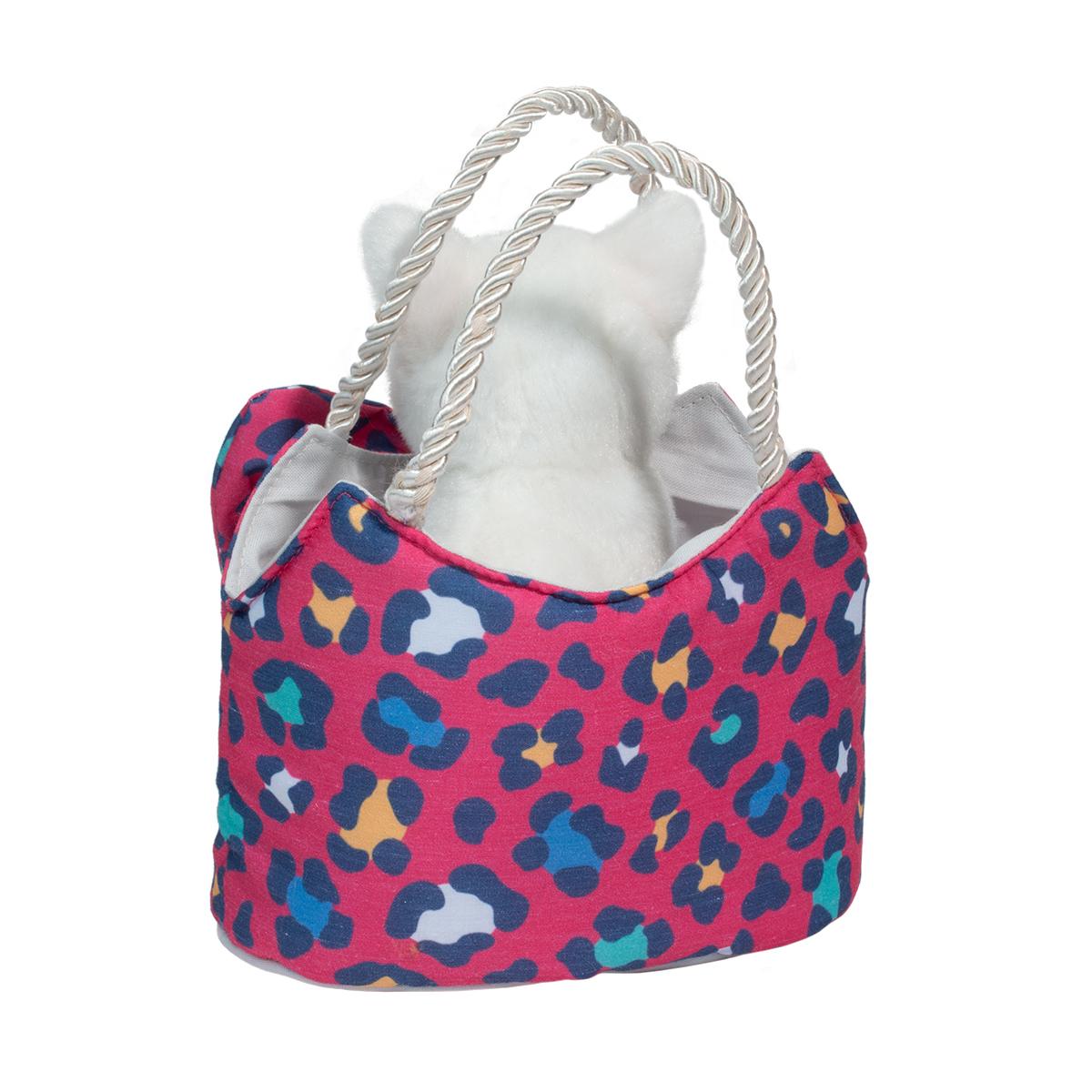 Leopard Kitty Sassy Sak with Cat - Douglas Toys