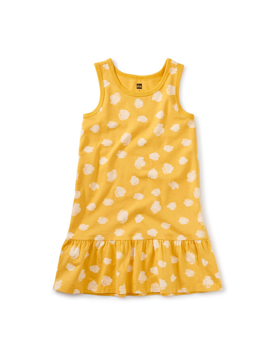 Tank Dress - Ink Polka Dots