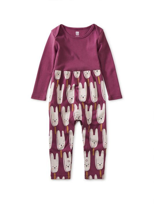 Bunny Pops Print Mix Baby Romper