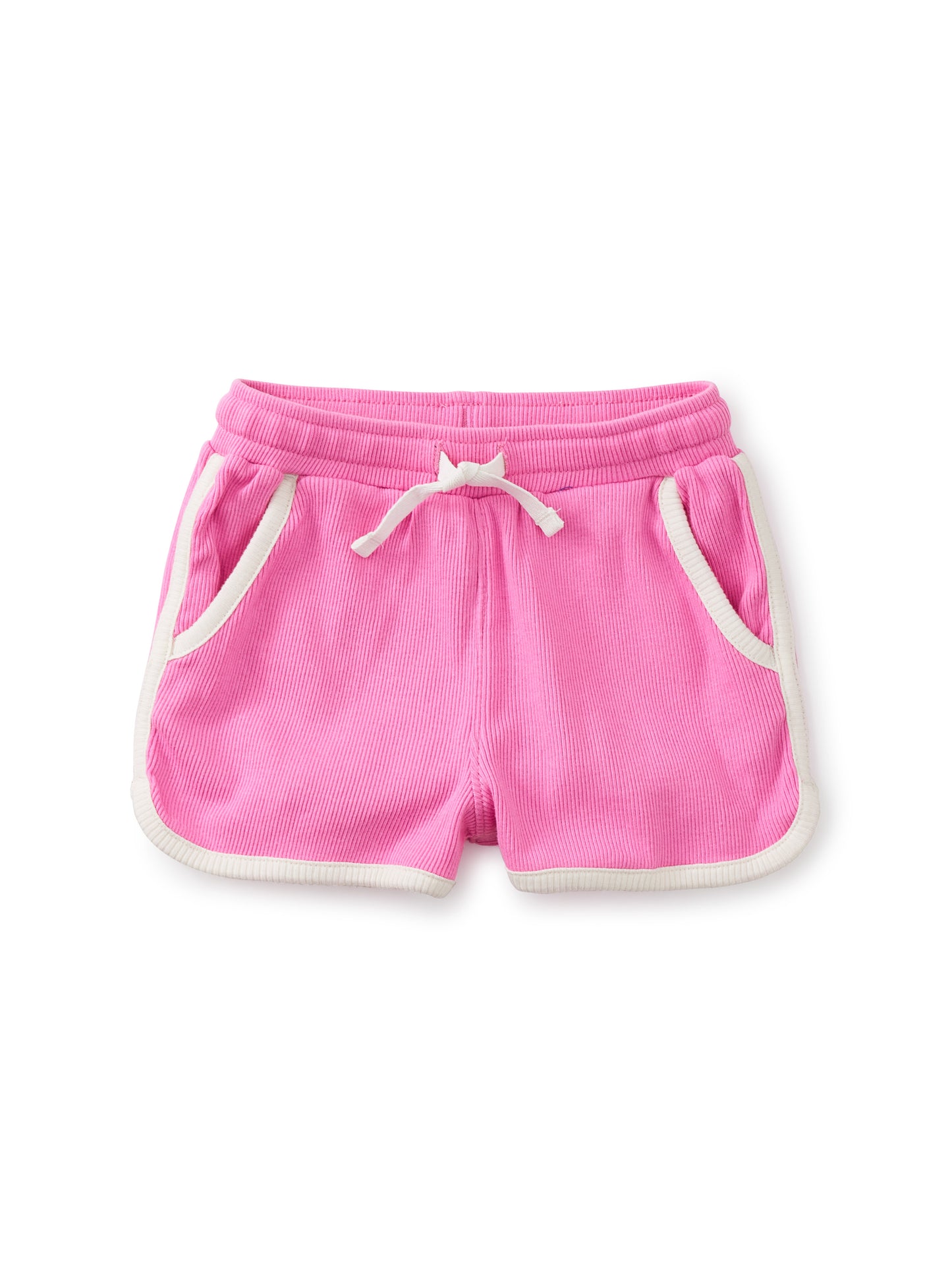 Perennial Pink Piped Gym Shorts