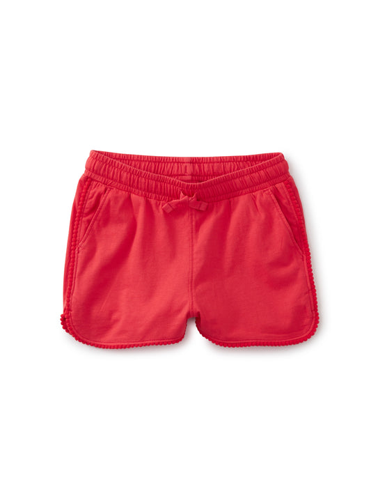 Scarlet Pom-Pom Shorts