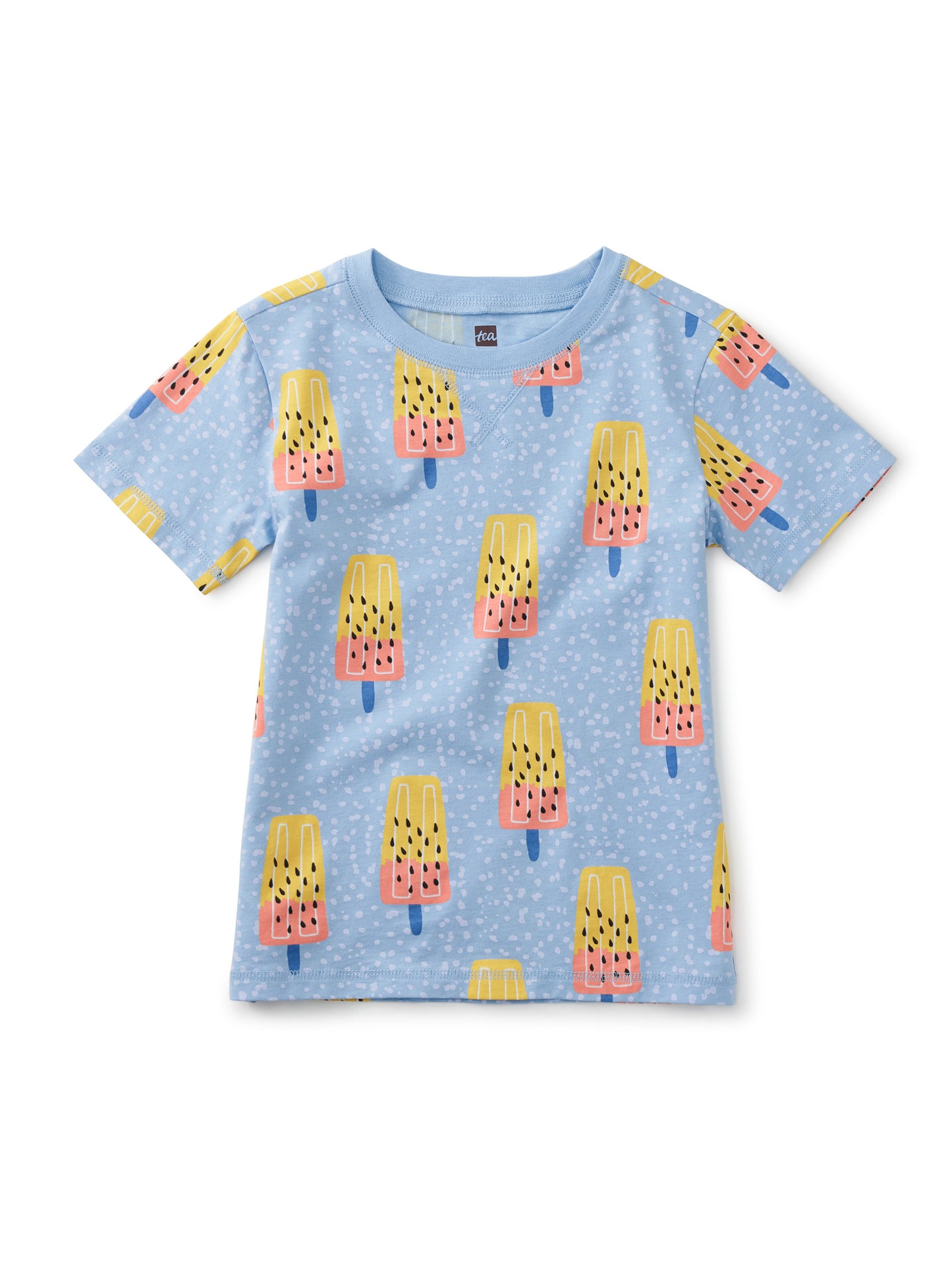 Melon Popsicles in Blue Printed Tee