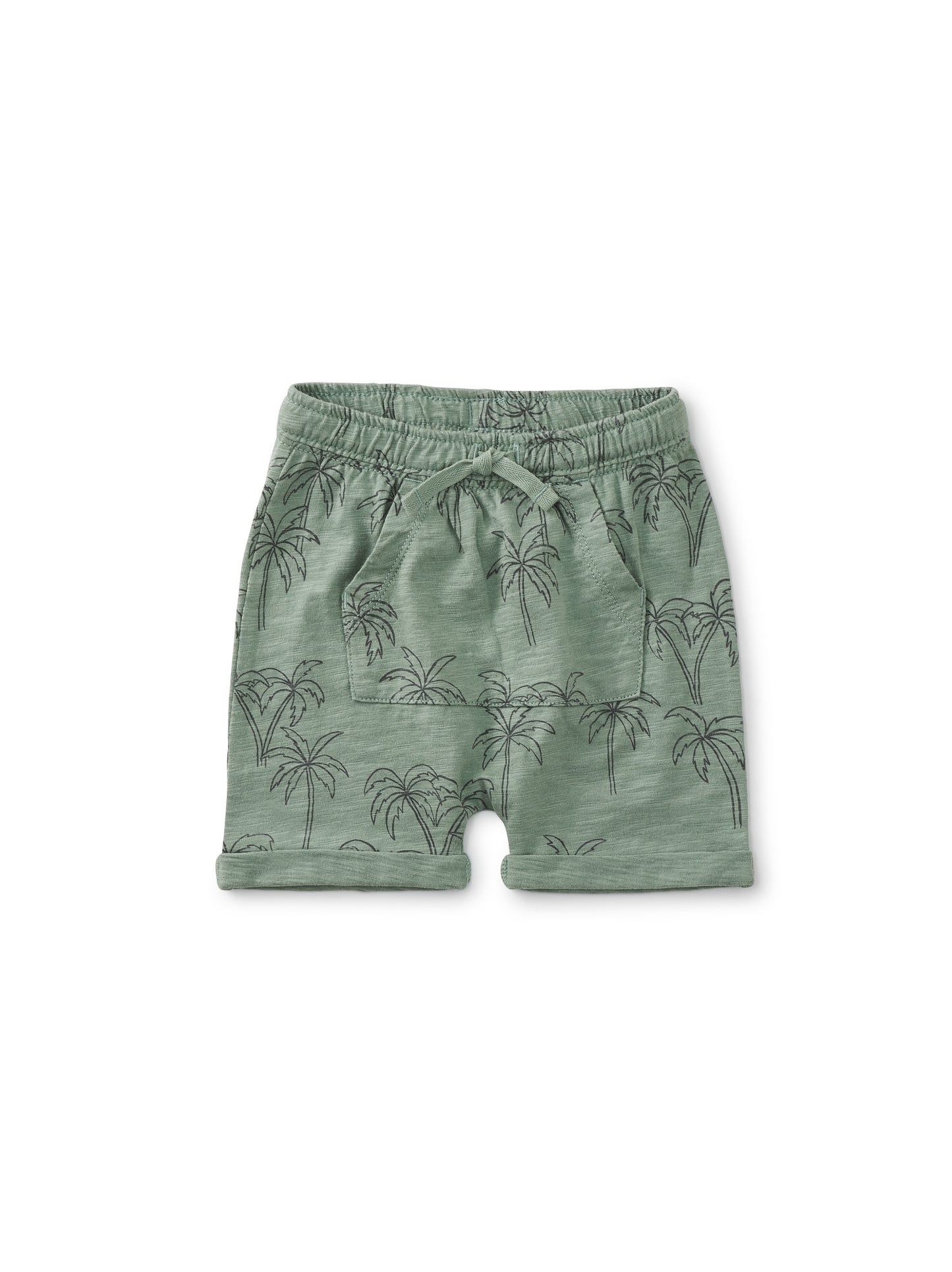 Tonal Palm Trees Pocket O' Sunshine Baby Shorts