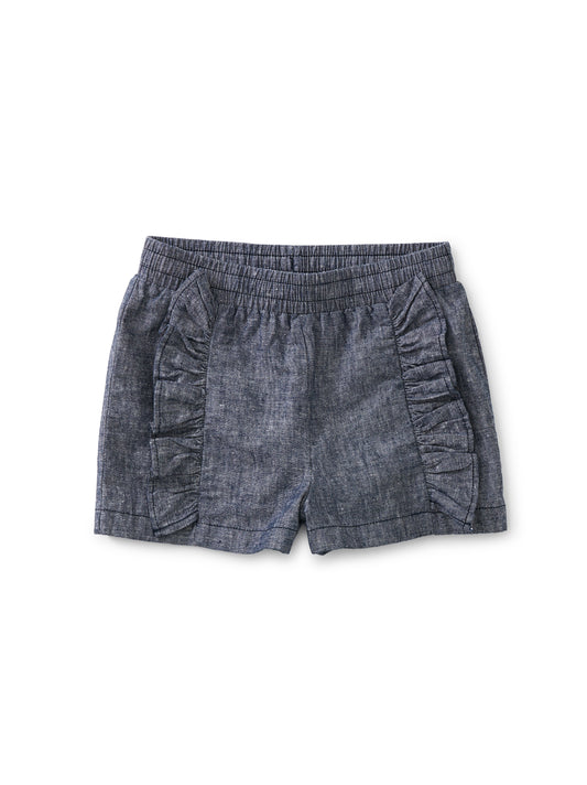 Indigo Rumba Ruffle Shorts