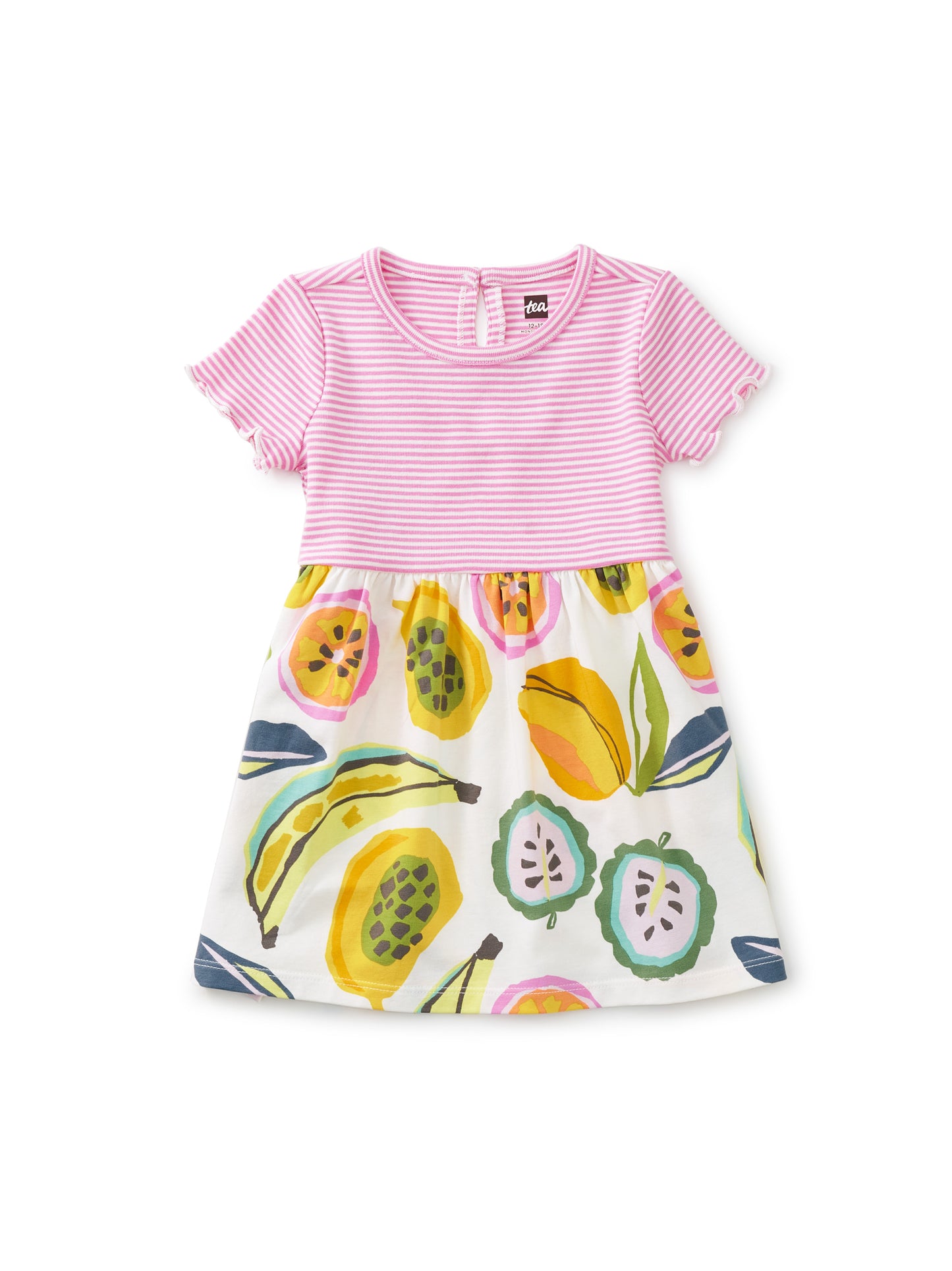 Tropical Fruit Empire Baby Dress