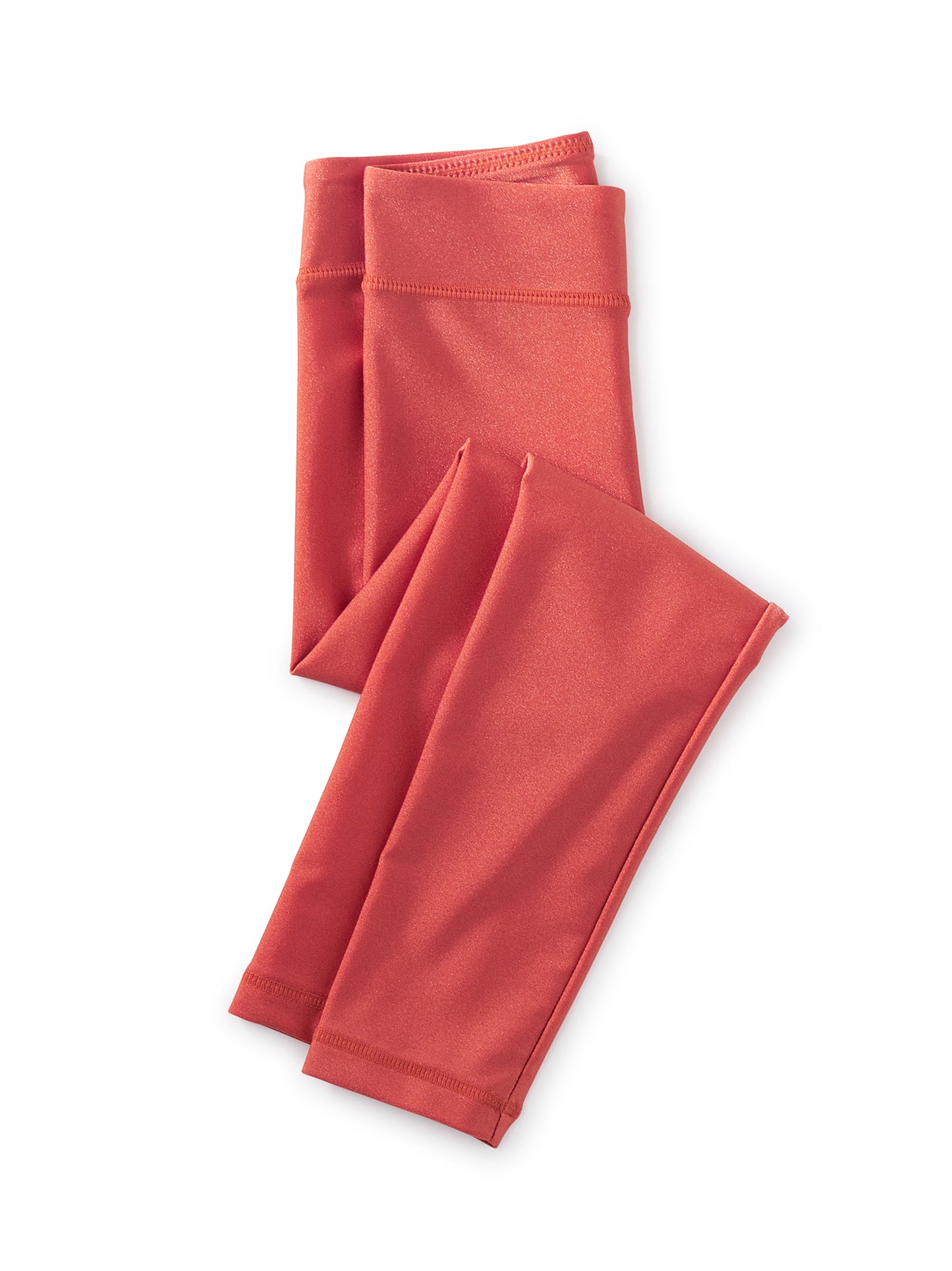 Copper Shiny Metallic Leggings
