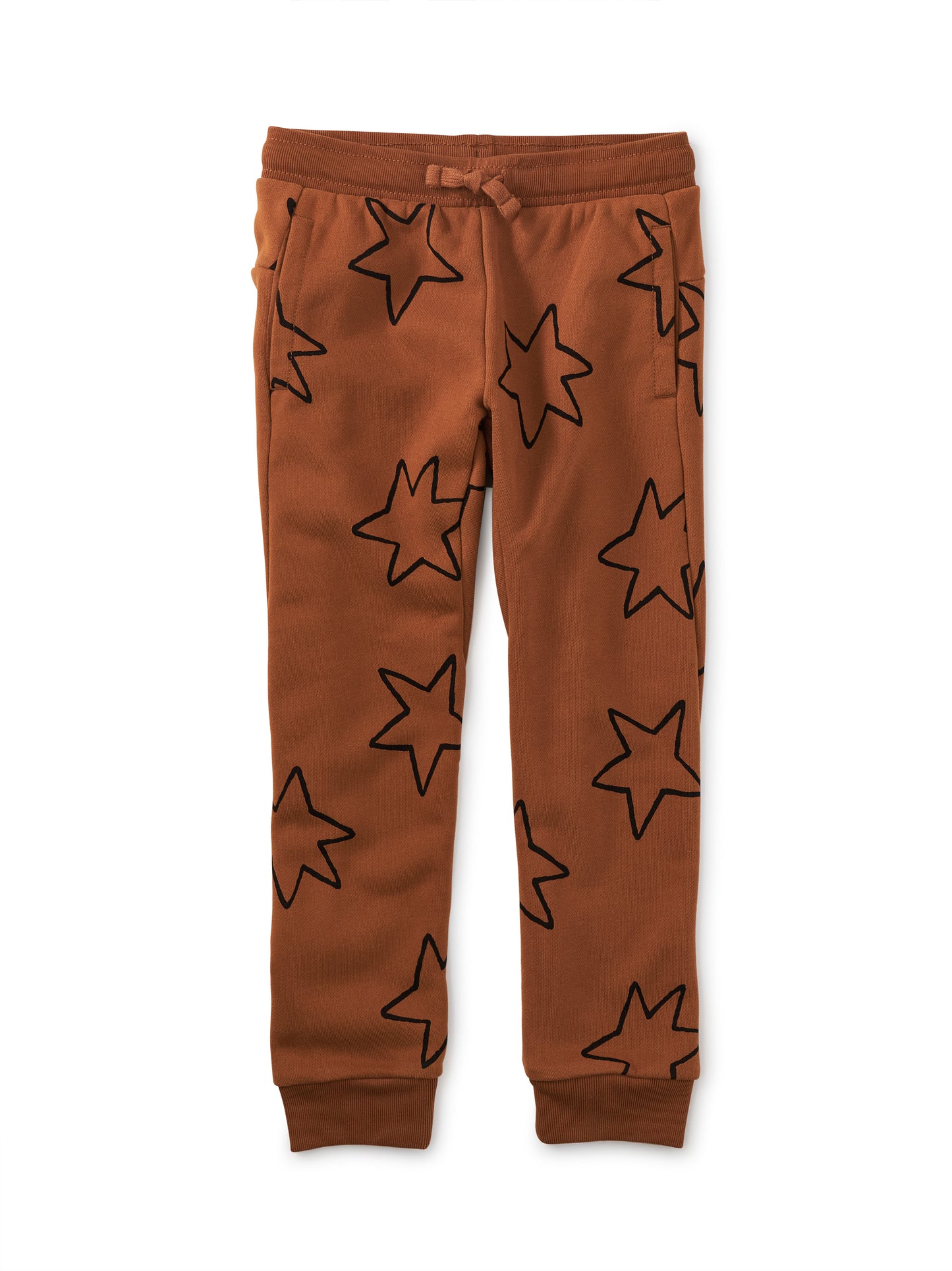 Outline Stars in Brown Good Sport Joggers