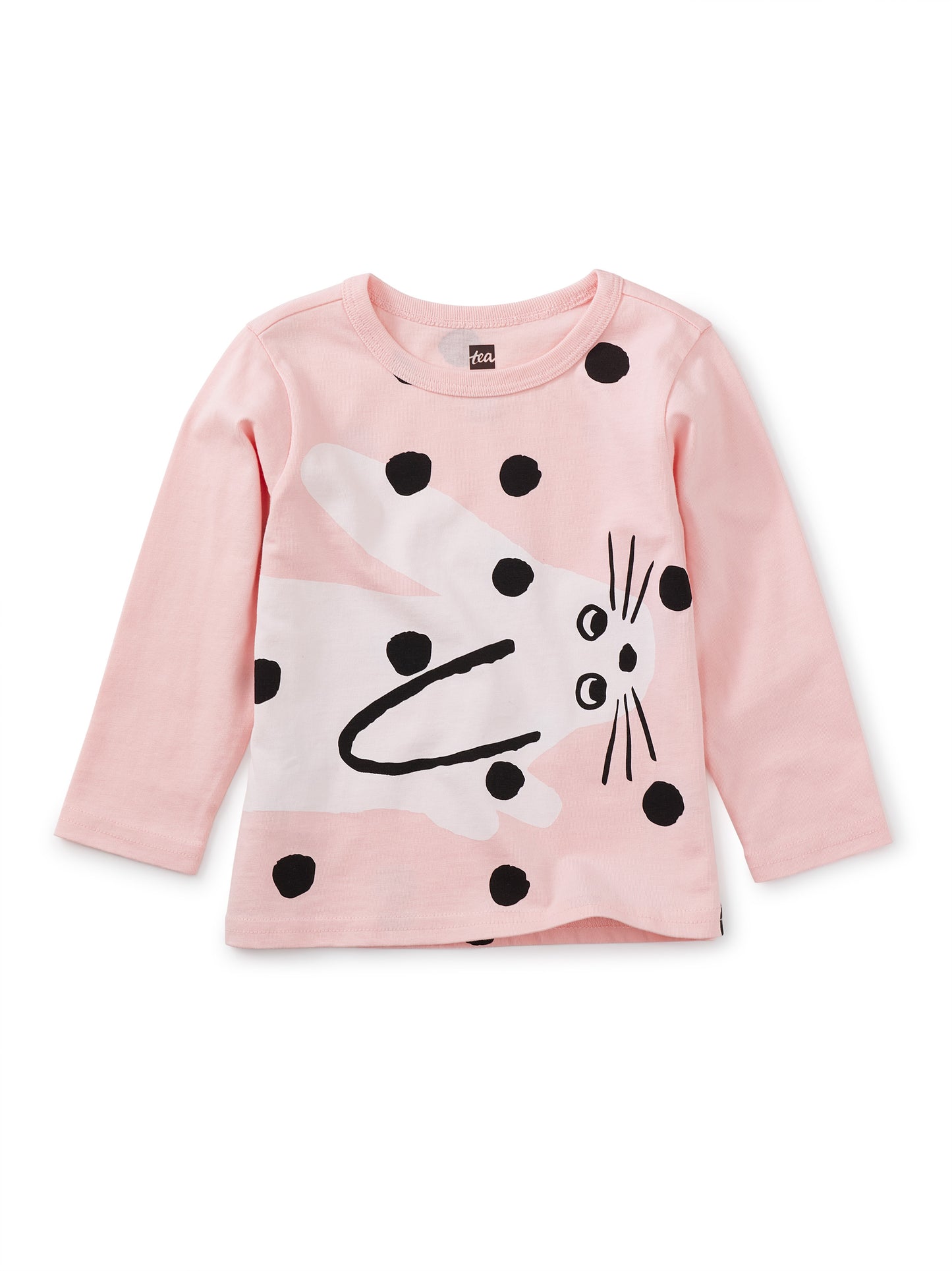 Polka Dot Bunny Baby Graphic Tee
