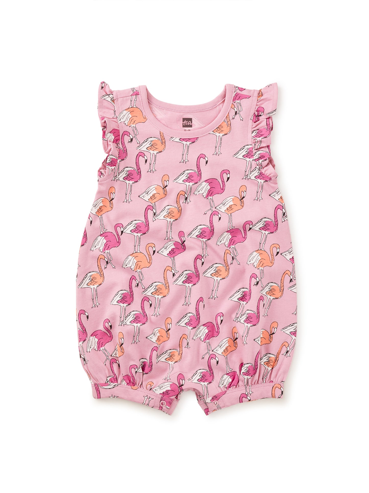 Flamencos de Yucatan Flutter Baby Romper