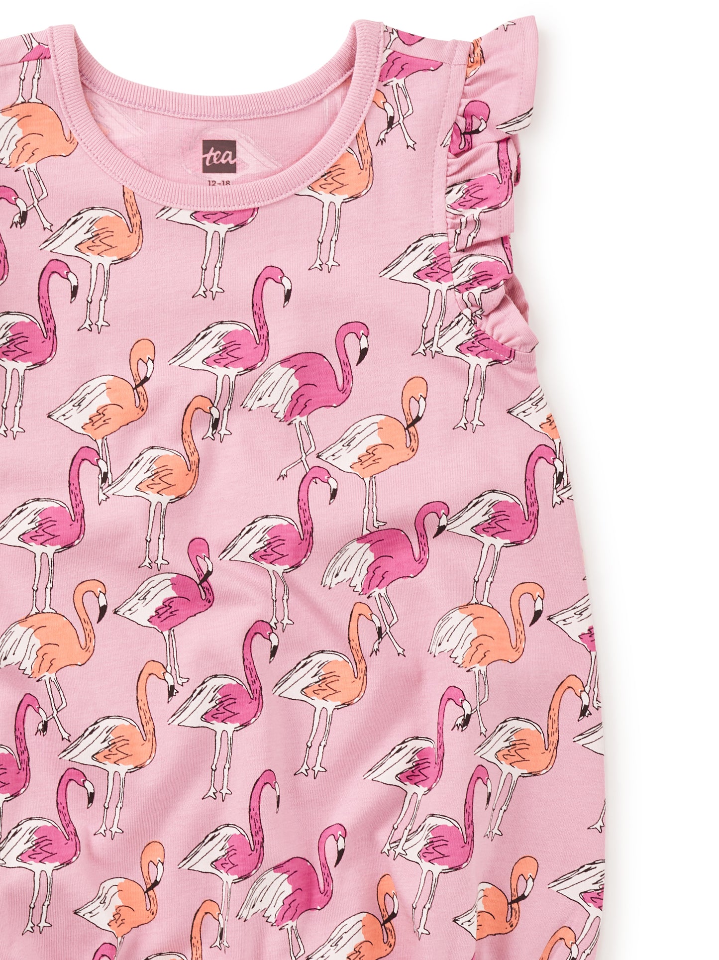 Flamencos de Yucatan Flutter Baby Romper