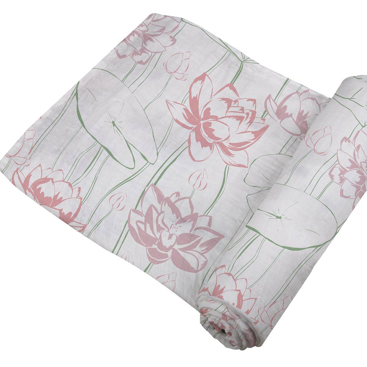 Newcastle Classics Bamboo Muslin Swaddle Blanket - Water Lily