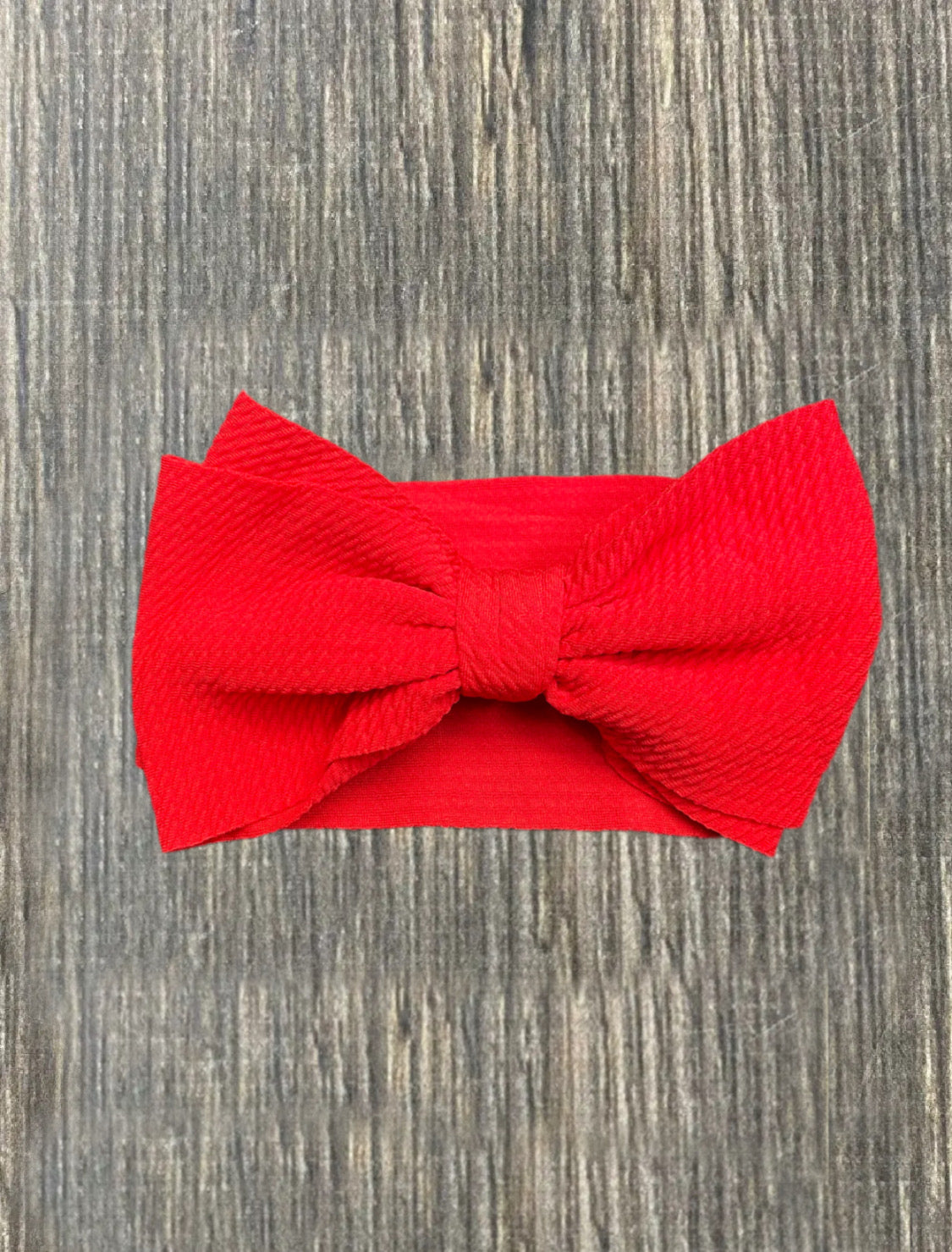 Textured Double Bow Headband