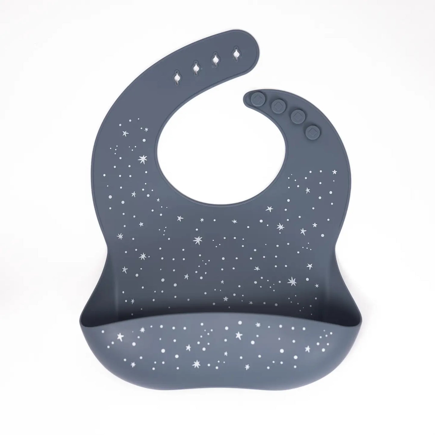 Blue Stars Silicone Bib