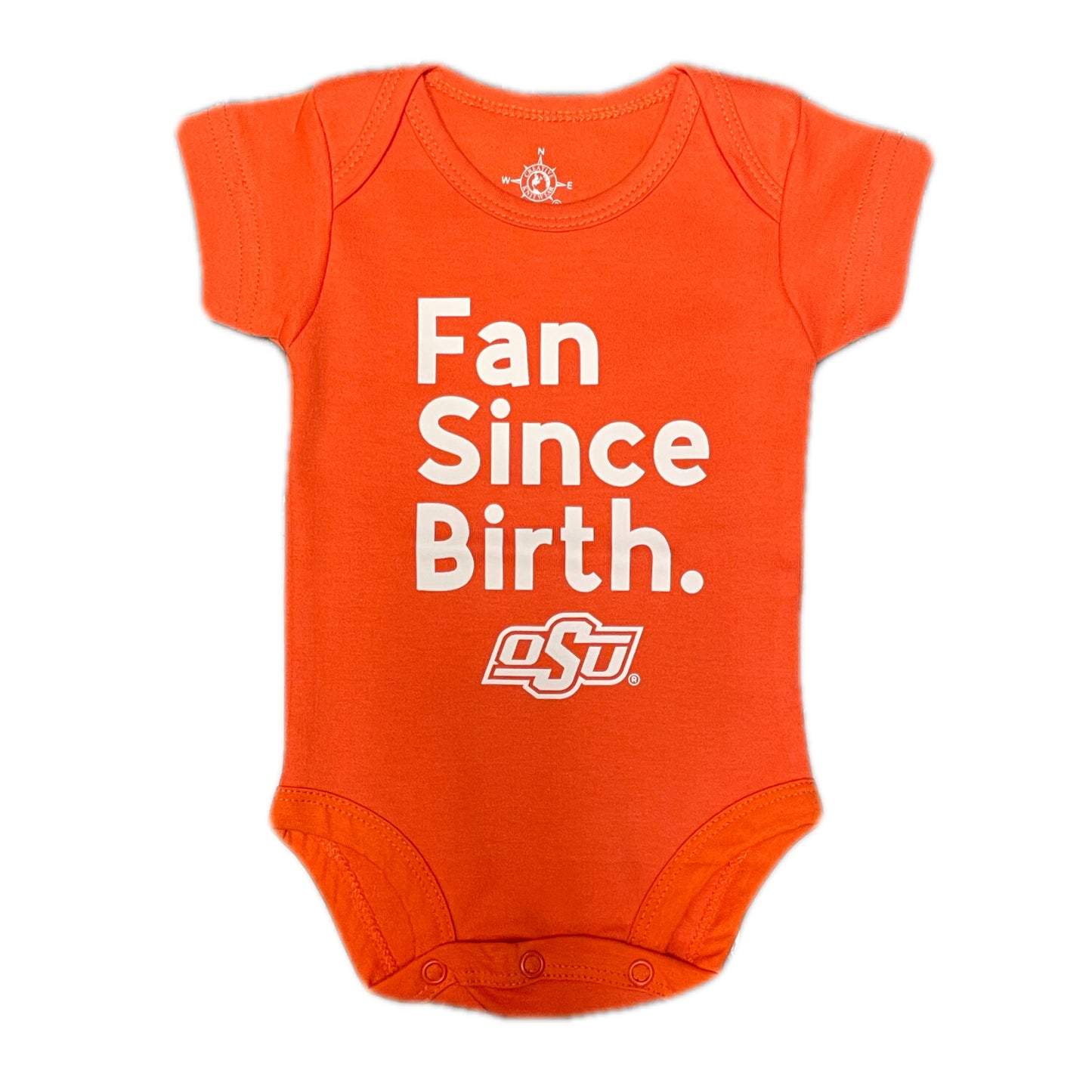 "Fan Since Birth" S/S Bodysuit - Orange