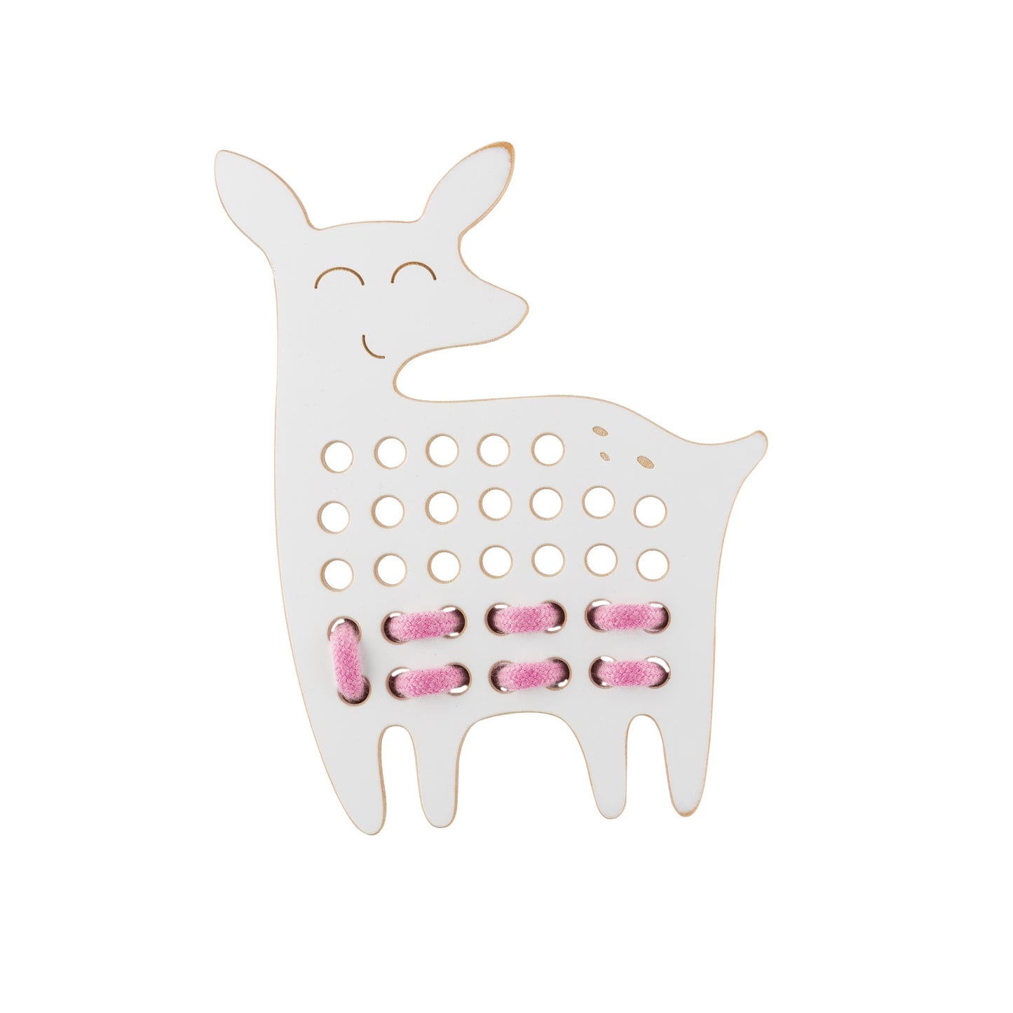Emily the Little Deer Wooden Lacing Toy