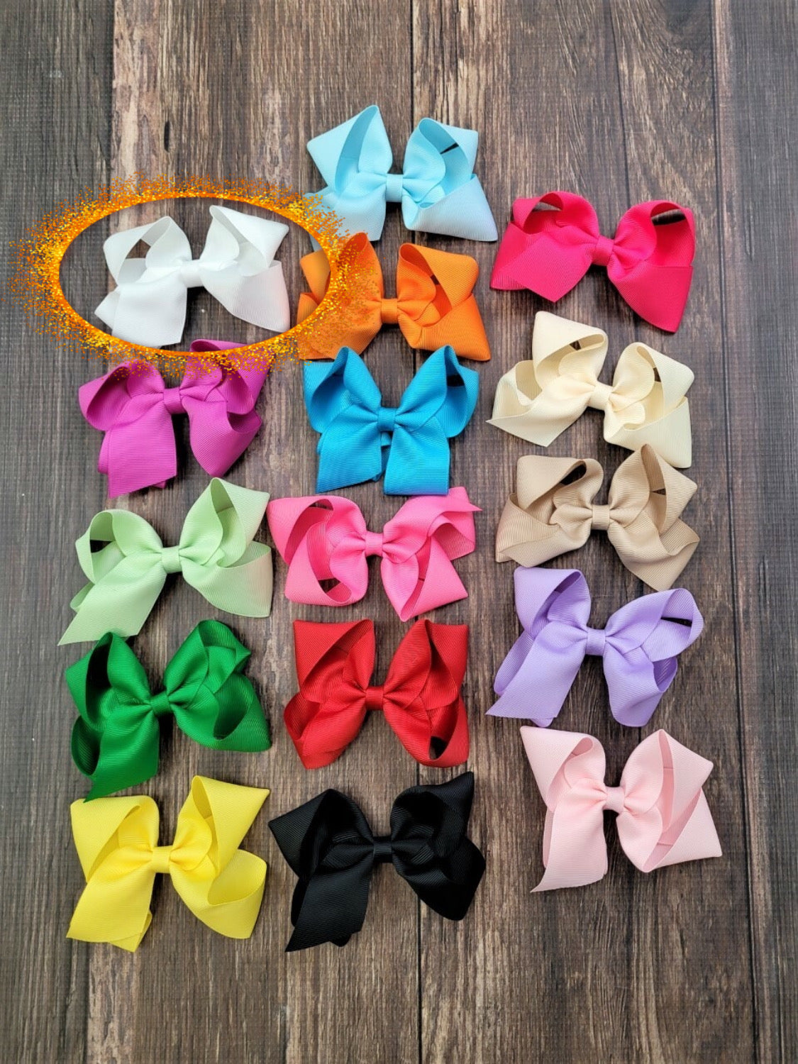 Solid Looped Knot Boutique Hair Bow