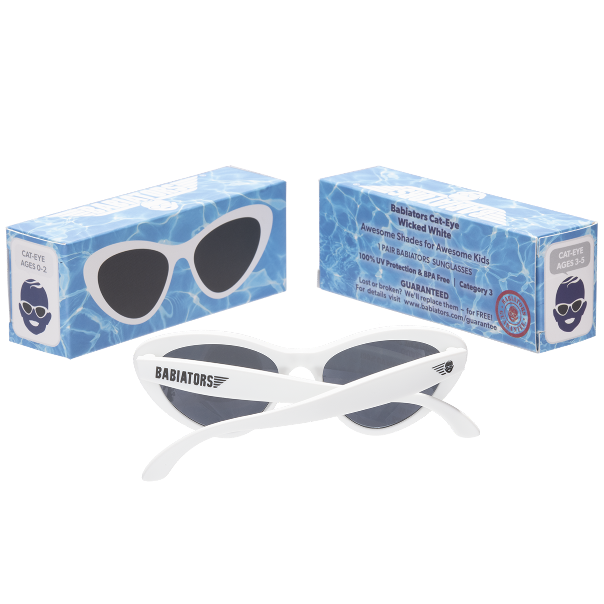 Wicked White - Cat-Eye Sunglasses