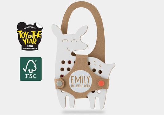 Emily the Little Deer Wooden Lacing Toy