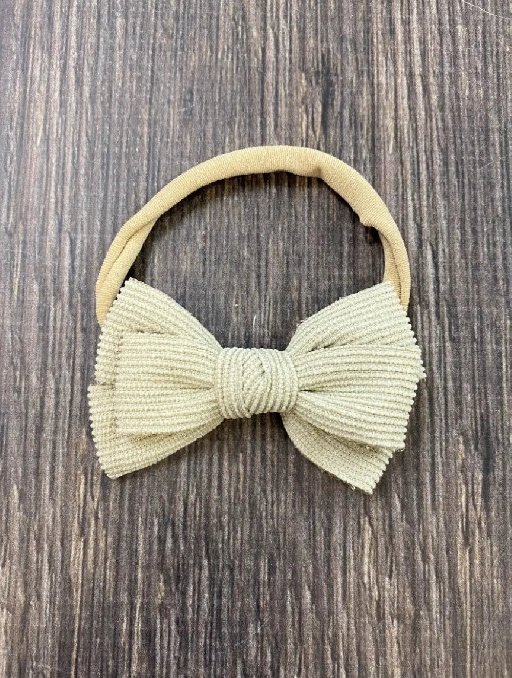 Corduroy Bow Headband