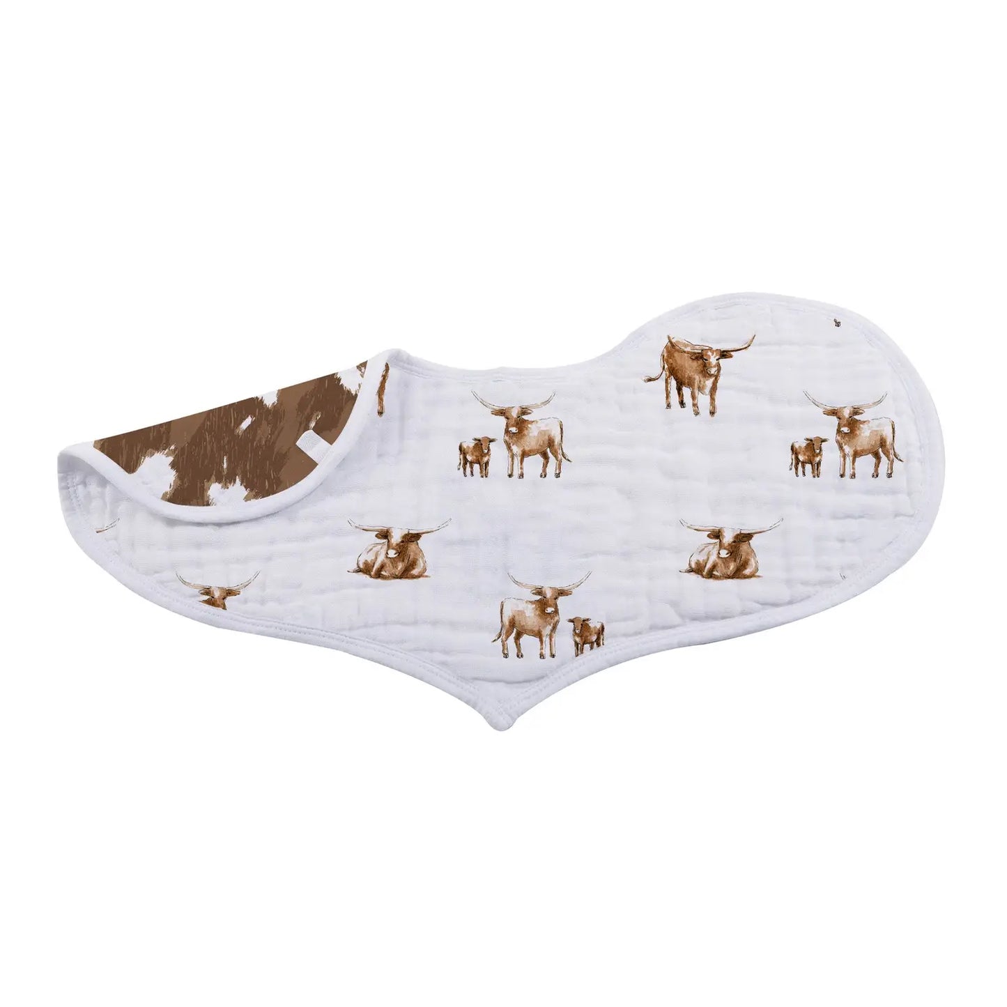 On the Range Bamboo Burp-Bib - Set of 2