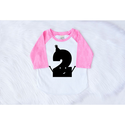 Mr. Two Birthday Shirt - Pink