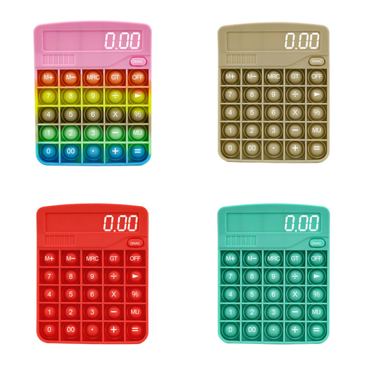 Calculator Shaped Pop Fidget Toy